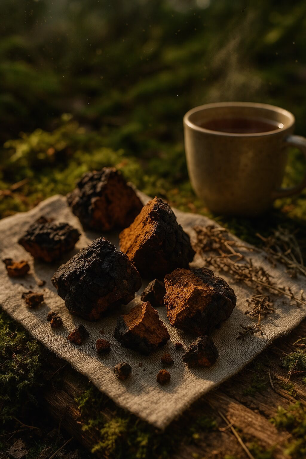 chaga_w_lesie