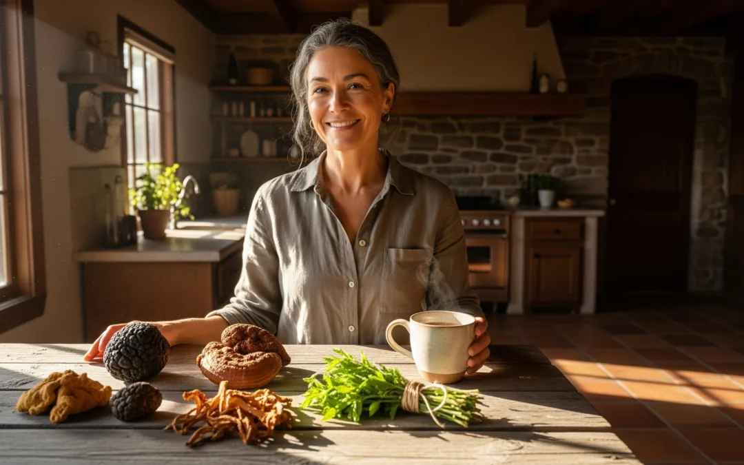 Menopauza naturalnie: objawy, Reishi i Chaga – [Podcast #208 + praktyczne wskazówki]